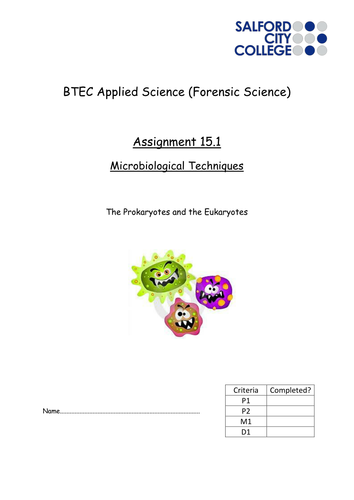 btec level 3 applied science unit 15 assignment 1
