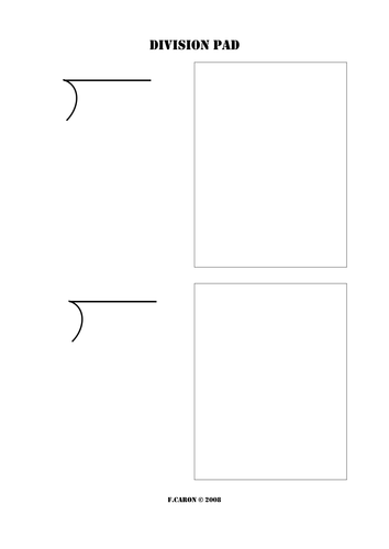 Division pad to laminate