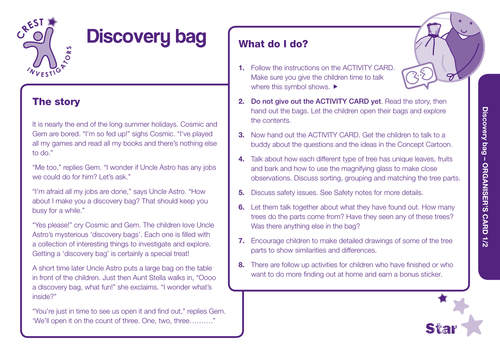 Discovery Bag Star activity
