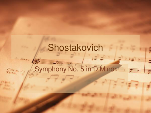 Shostakovich Introduction