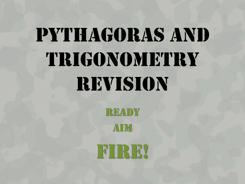 Military Tanks Pythagoras and Trigonometry