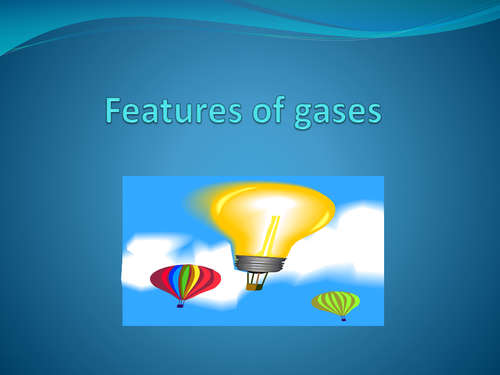 Features of gases
