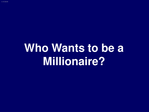 Who Wants To Be A Millionaire Music Quiz
