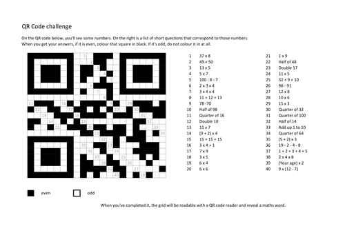QR Code puzzle