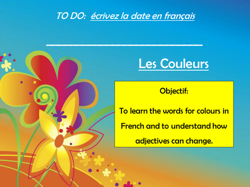 Les Couleurs