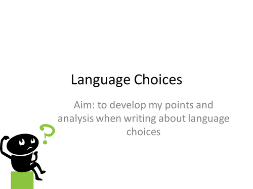 AQA English Language Higher SoW and PPTs/PDFs