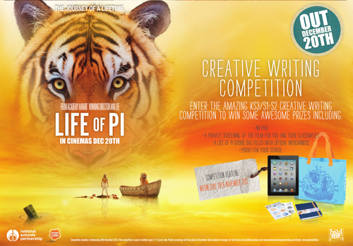 life of pi ks3 creative writing teaching resources