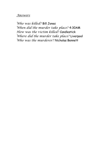 Algebra Halloween Murder Mystery (L3/4)