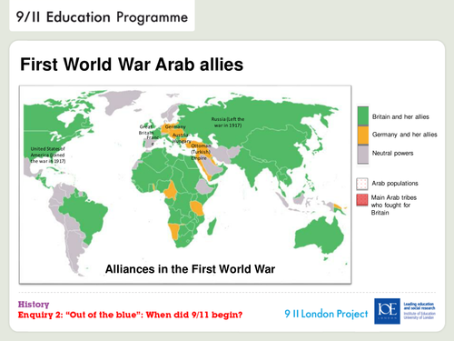 'Out of the Blue' - First World War Arab Allies