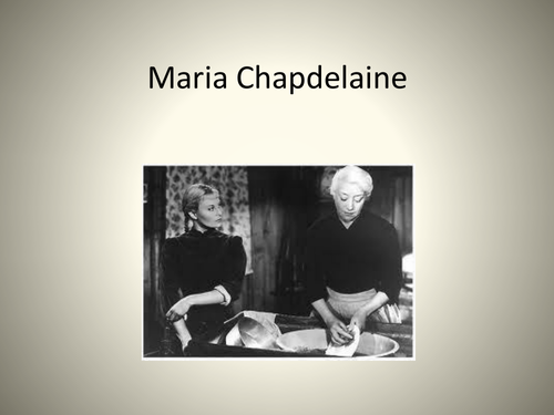 Maria Chapdelaine