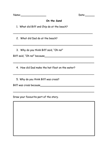 Oxford Reading Tree Stage 3 Stories Worksheets | Teaching Resources