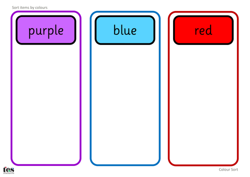 Firework Colour Sort TEACCH Activities