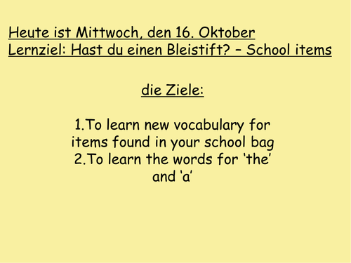 Hast du einen Bleistift?