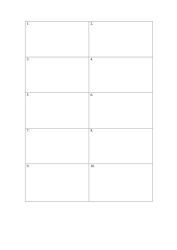 Rocks Revision whole class activity