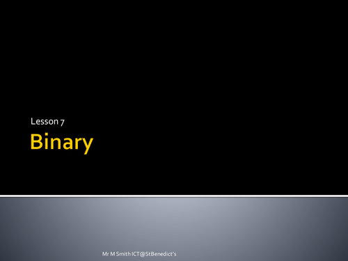 GCSE Computing - Lesson 6