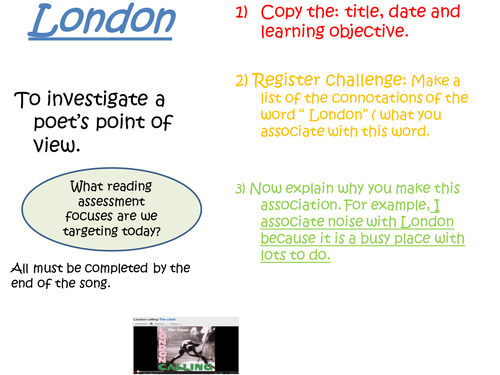 KS3 Poetry scheme of work