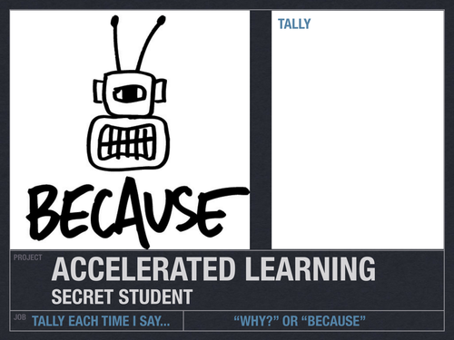 Secret Student Cards