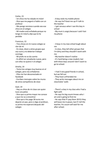 School Life - Bullying