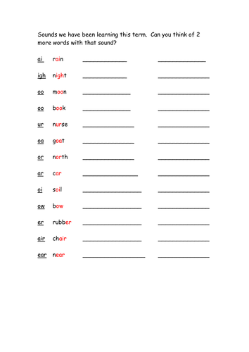 worksheets free phonic 3 phase WORKSHEET PHASE  janeyrobbo REVISION Resources  Teaching 3 by