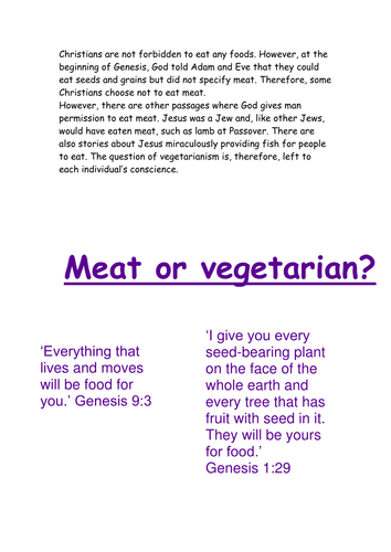 Meat or vegetarian?