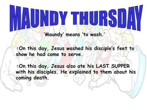 Maundy Thursday info