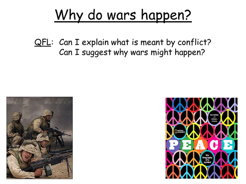 Why do wars happen