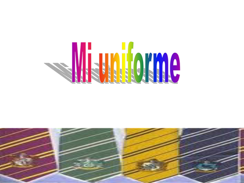 School Uniform - Spanish