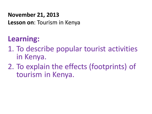 Tourism in Kenya