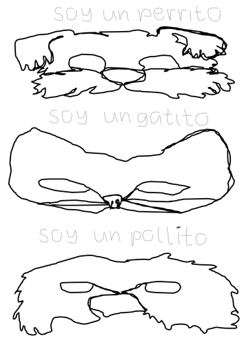 Spanish animal masks