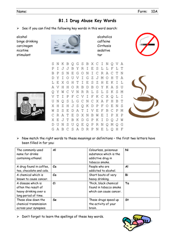 B1.1 Drug abuse for SEN