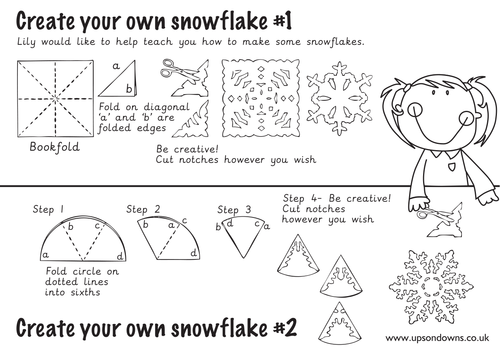 Make your own snowflakes