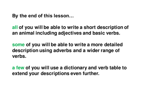 Encore Tricolore 1: unit 4: differentiated writing