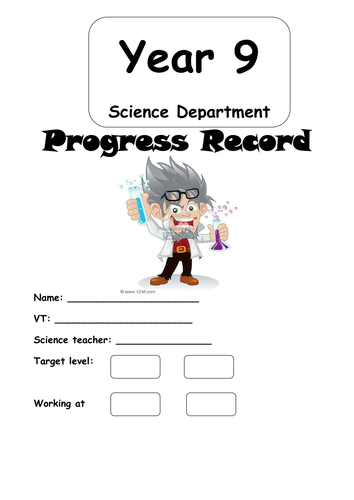 year 8 progress record set 3