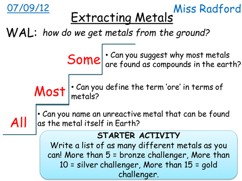 C1.1 Extracting metals for SEN