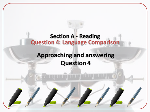 AQA GCSE English Lang. (H) - Reading: Question 4