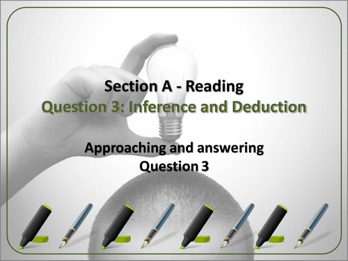 AQA GCSE English Lang. (H) - Reading: Question 3