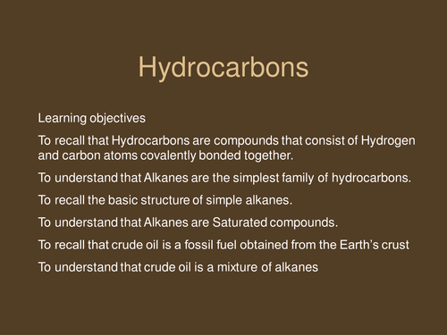 Hydrocarbons