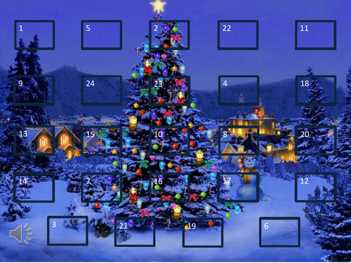 Advent Calendar full of fun, engaging starters