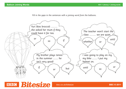 Connectives Grammar Lesson by Louise88 Teaching
