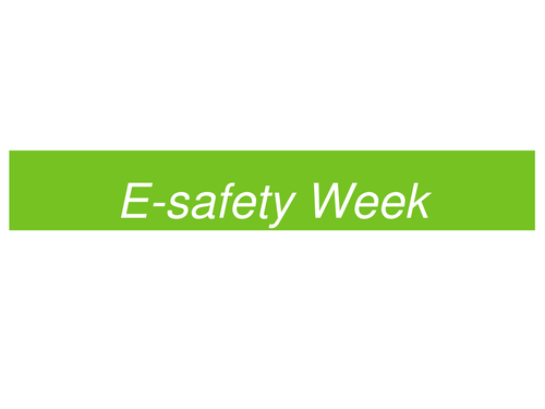 E-Safety - Assembly, parental agreement, worksheets, planning!  UPDATE! 