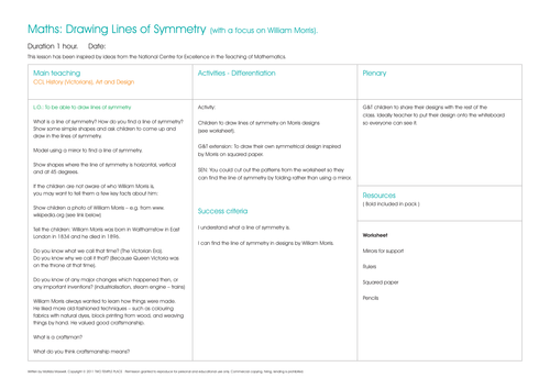 Pattern and Symmetry (William Morris)