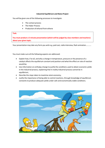 industrial equilibrium project
