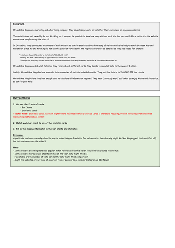 Using Bar Charts for Averages