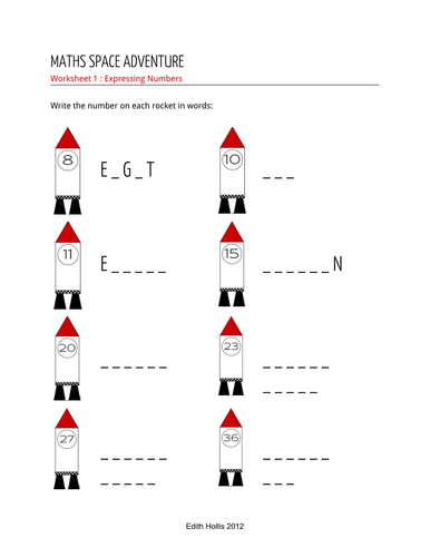 Maths Space Adventure 1 : Expressing Numbers