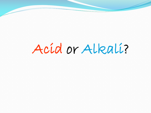 Acids & Alkalis