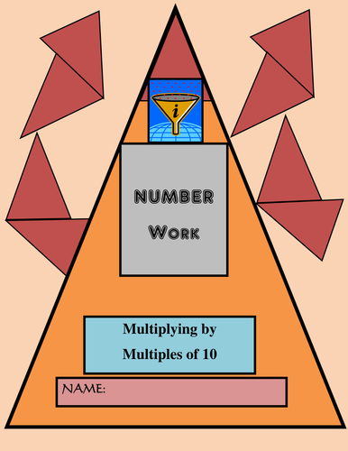 Multiplication by multiples of 10 with answers