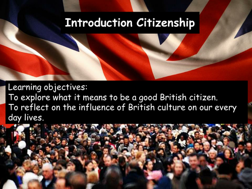Citizenship - Introduction 1of5 KS3 2012-2013