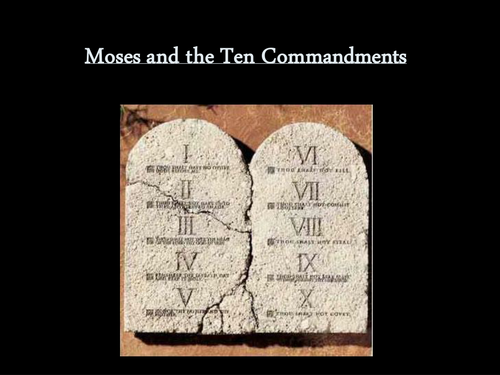 Moses and the Ten Commandments