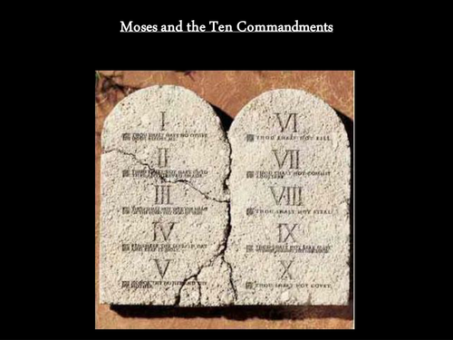 Judaism - The 10 commandments KS3