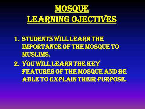 Islam - The mosque | Teaching Resources